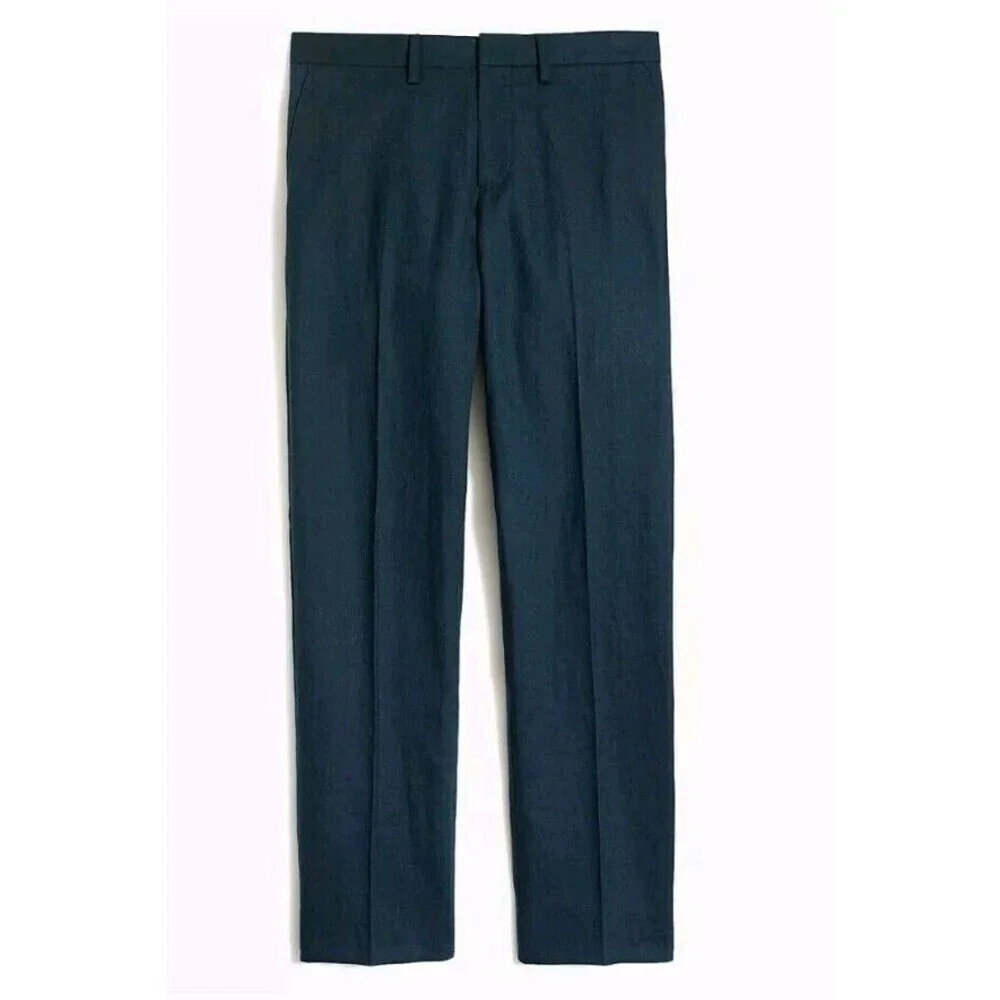 J.Crew Mens 36x30 Bedford Slim Fit Flat Front Cotton Dress‎ Pants Trousers 103
